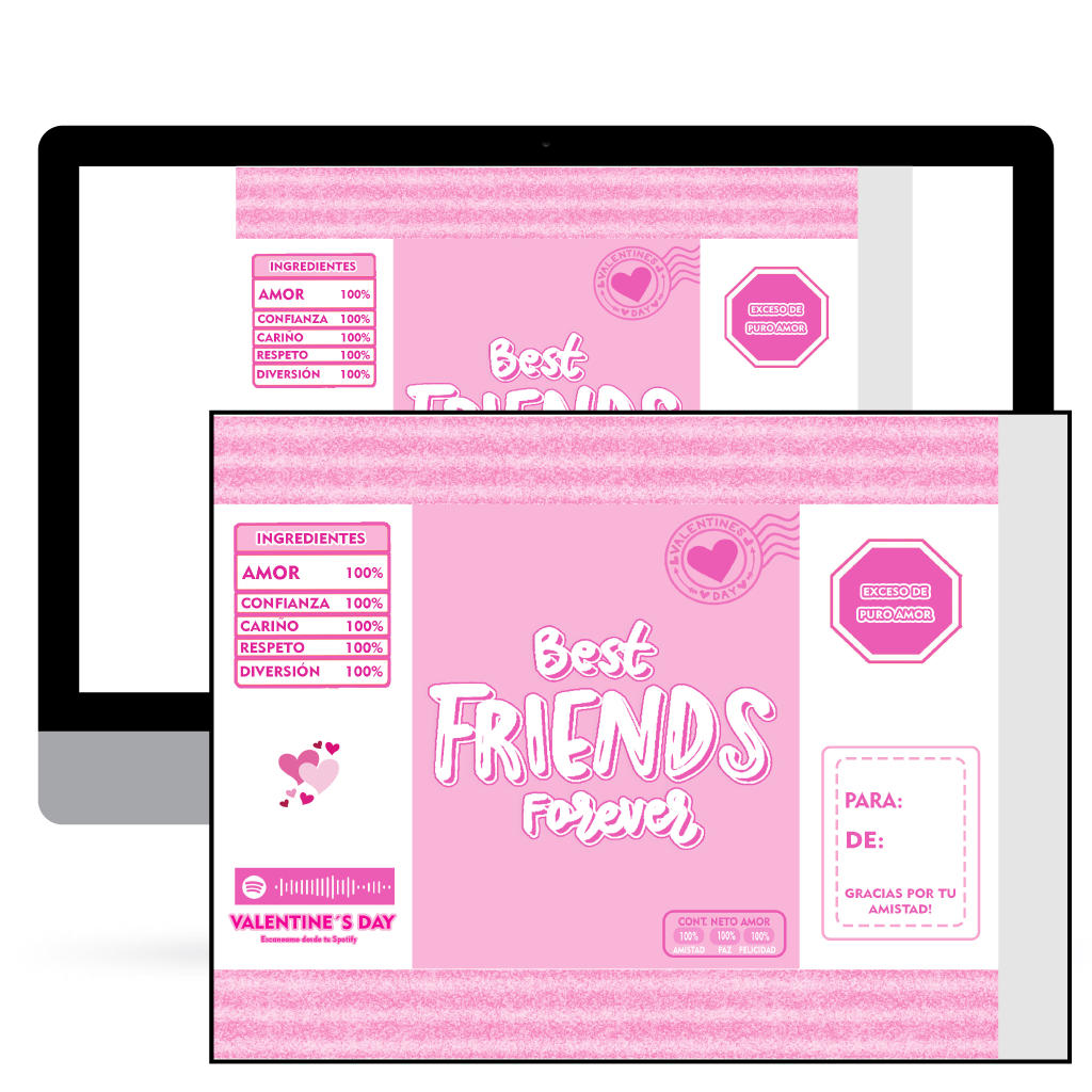 Kit Best Friends Rosa – Completo