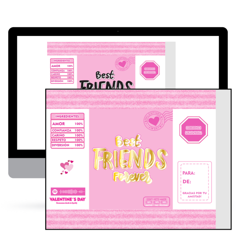 Kit Best Friends Rosa – solo con Foil